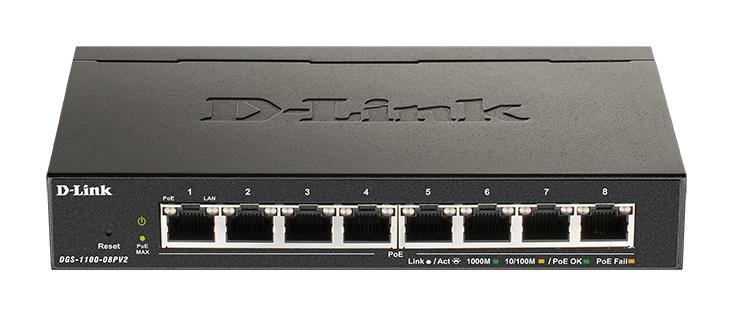 Суич D-Link DGS-1100-08PV2/E