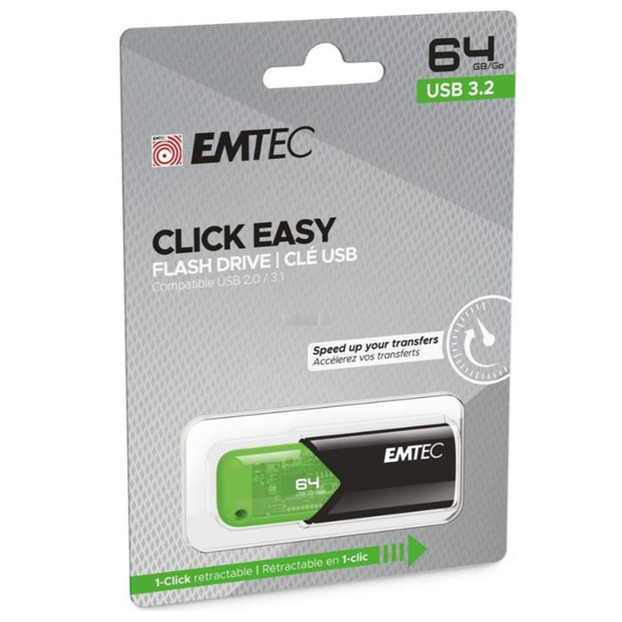 USB 3.2 64GB B110 Click Easy EMTEC