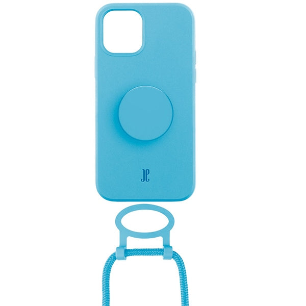 Калъф Just Elegance PopGrip за iPhone 11 Pro 5,8", синьо-аквамарин