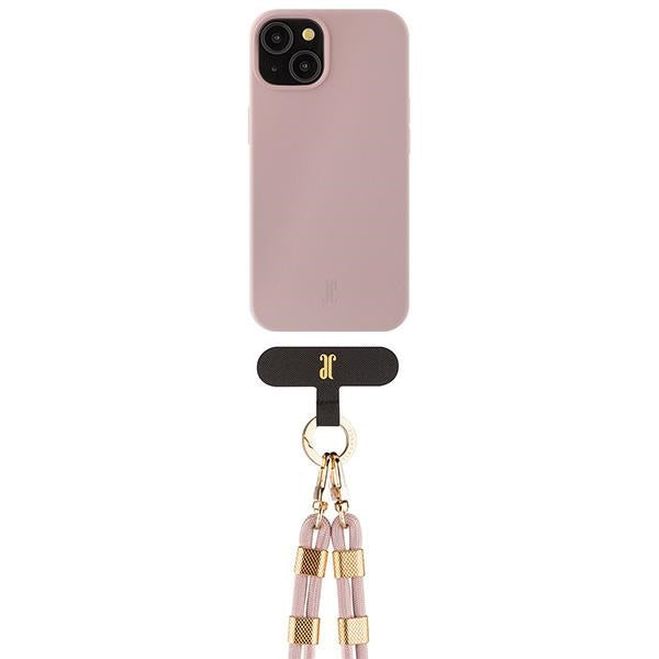 Калъф Just Elegance JE 2in1 MagSafe за iPhone 15 6.1", розов