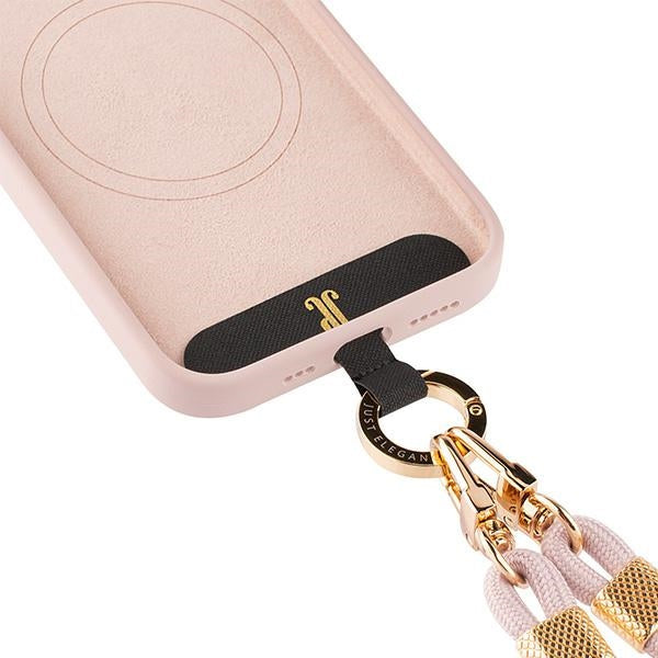 Калъф Just Elegance JE 2in1 MagSafe за iPhone 15 6.1", розов