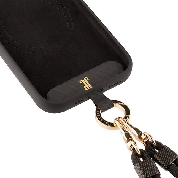 Калъф Just Elegance JE 2in1 MagSafe за iPhone 15 Pro Max 6.7", черен