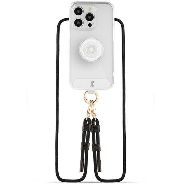 Калъф Just Elegance PopGrip за iPhone 15 Pro 6,7", прозрачен