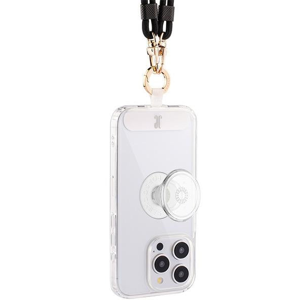 Калъф Just Elegance PopGrip за iPhone 15 Pro 6,7", прозрачен