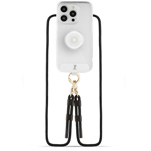 Калъф Just Elegance JE 3in1 PopGrip за iPhone 15 Pro 6.1", прозрачен