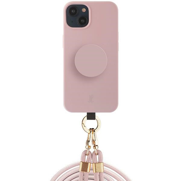 Калъф Just Elegance JE 3in1 PopGrip за iPhone 15 6.1", розов