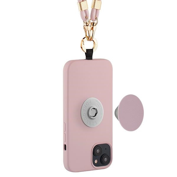 Калъф Just Elegance JE 3in1 PopGrip за iPhone 15 6.1", розов