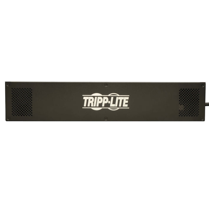 Tripp Lite от Eaton 7,4kW еднофазен комутируем PDU, LX интерфейс, 230V контакти (16-C13), IEC-309 синьо 230V 32A, 3,6m кабел, 2U монтаж в шкаф, TAA