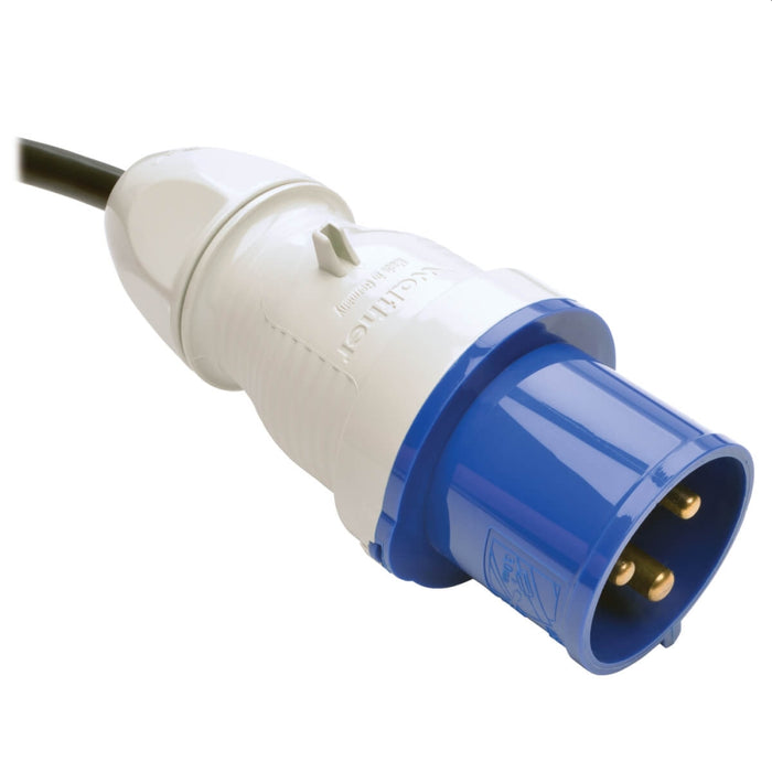 Tripp Lite от Eaton 7,7kW, еднофазен локален измервателен PDU, 200-240V контакти (8 C19 и 40 C13), IEC-309 32A син вход, 10 фута (3,05 м) кабел, 0U вертикален, TAA, 70 инча.
