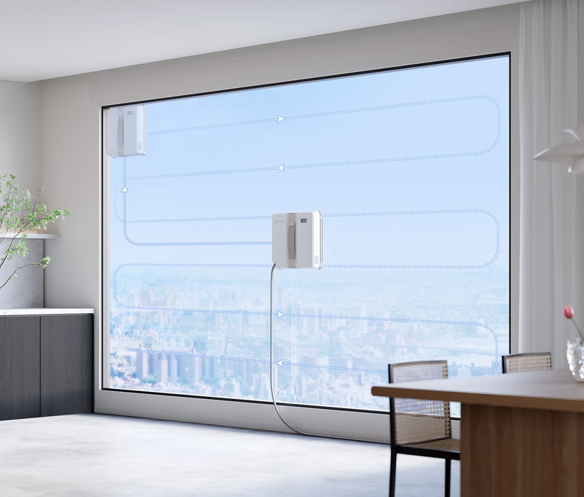 Робот за почистване на прозорци Ecovacs Winbot Mini (бял)