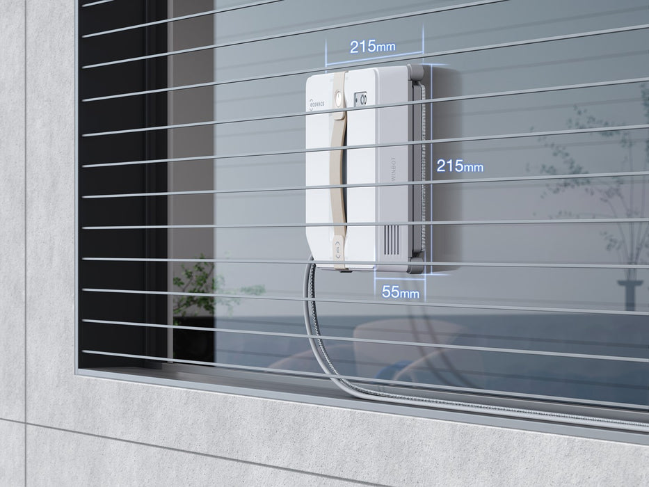 Робот за почистване на прозорци Ecovacs Winbot Mini (бял)