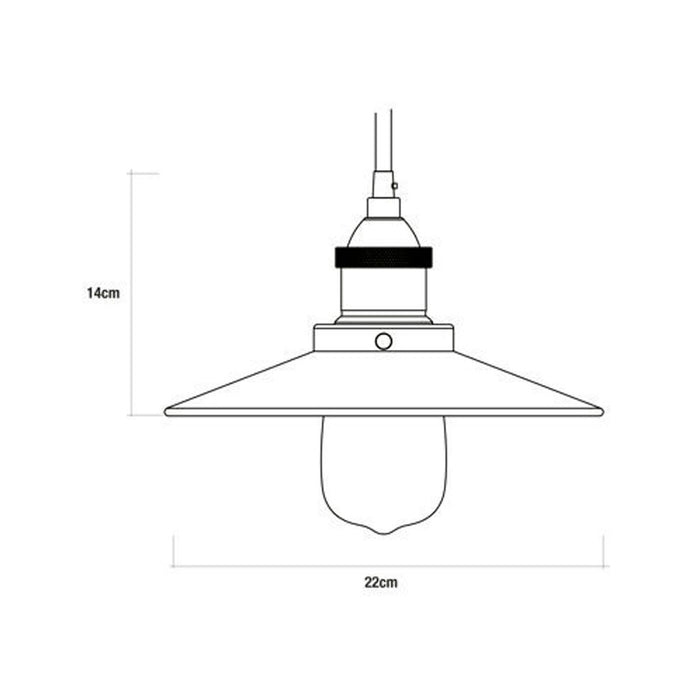 Полилей EDM 32106 Черен 60 W Vintage