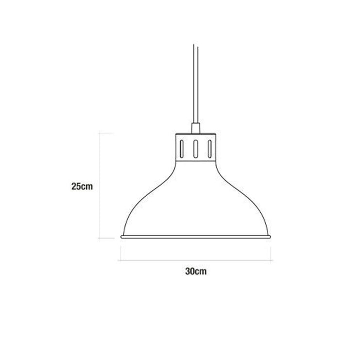 Полилей EDM 32111 Полилей Метал 60 W (30 x 25 cm)