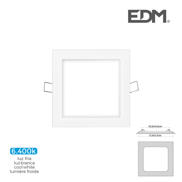 Вградена прожекторна светлина EDM 31605 Downlight A G 6 W 320 Lm (6400 K)