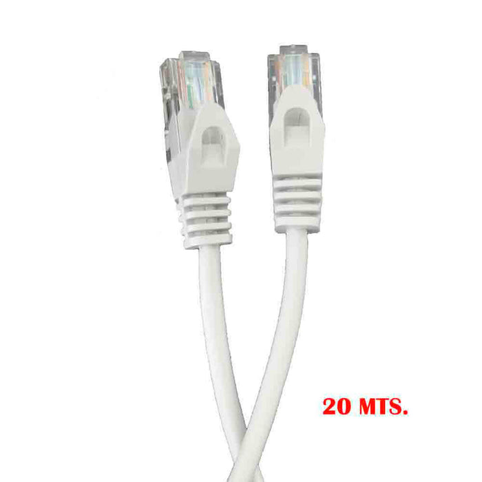 UTP категория 5 твърд мрежови кабел EDM 56024 Бял