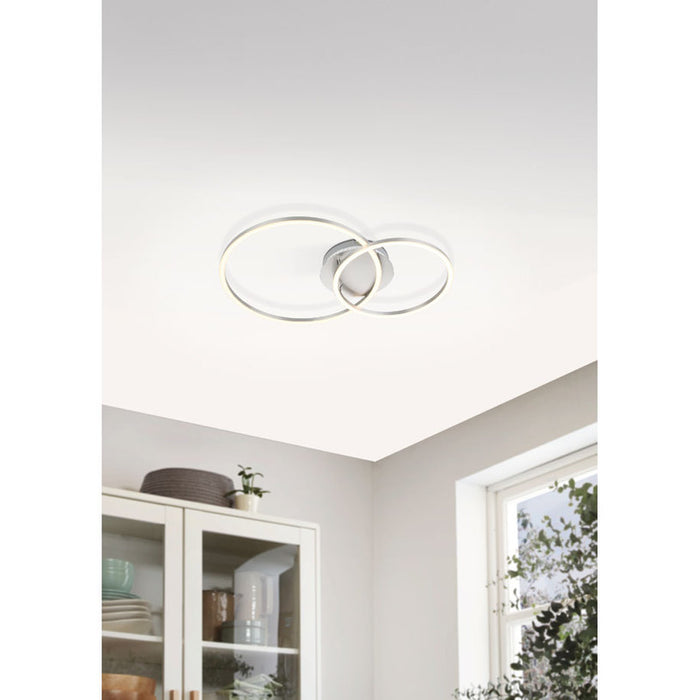 LED ПЛАФОН RGB И CCT БЯЛ EGLO PALMAVES 3
