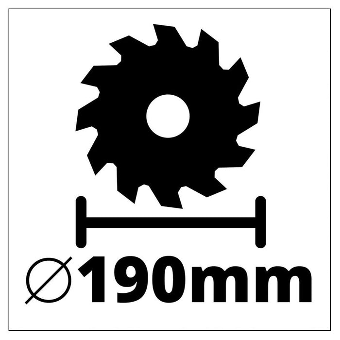 АКУМУЛАТОРЕН РЪЧЕН ЦИРКУЛЯР EINHELL TE -CS 18/190 Li BL