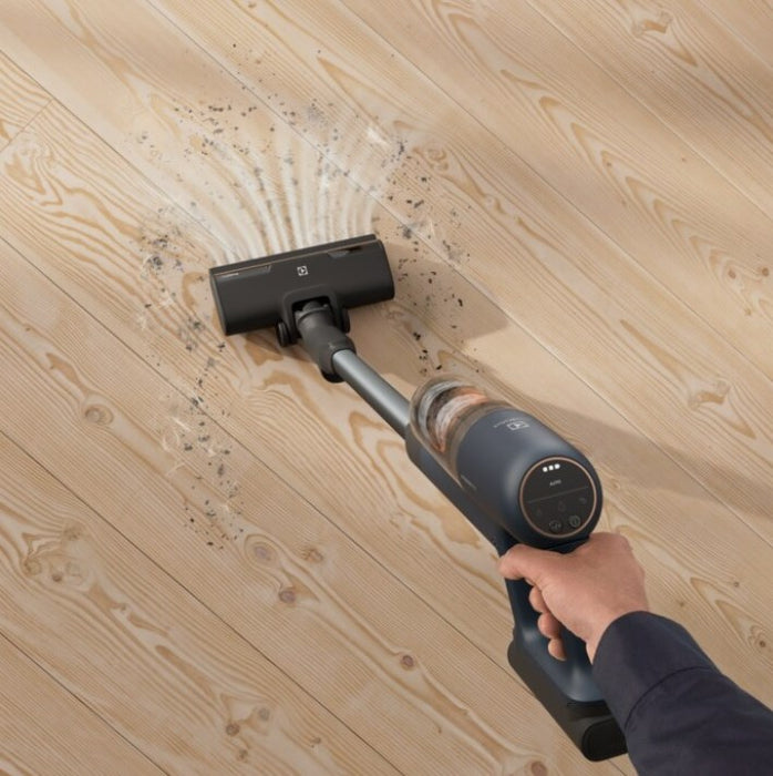 Electrolux EP71B14WET прахосмукачка/електрическа метла Батерия Сухо и мокро Без торбичка 0,3 L Син