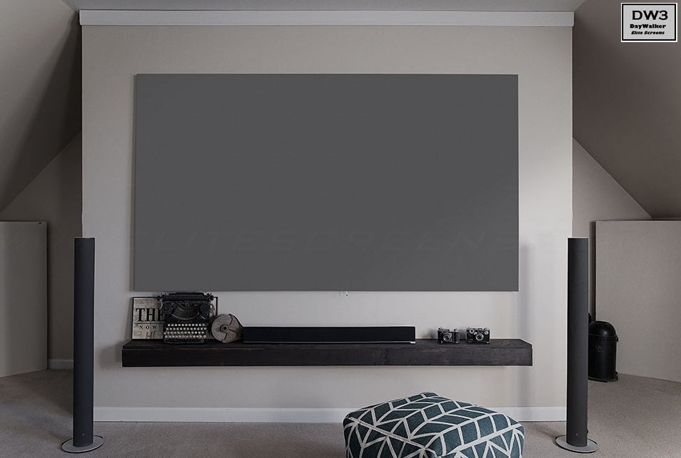 Elite Screen DWF92DHD3, 92" (16:9), DayWalker DW3, 203,8 x 114,6 см, DW3 Пълно сиво