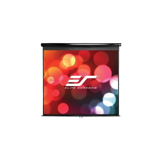 Elite Screen M99UWS1 Ръчен, 99" (1:1), 177,8 x177,8 см, черен