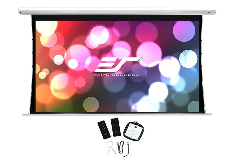 Elite Screen SKT100XH-CLR-E12 , 100" (16:9), Saker CLR UST, 221.5 x 124.5 cm, CLR StarBright, Бял