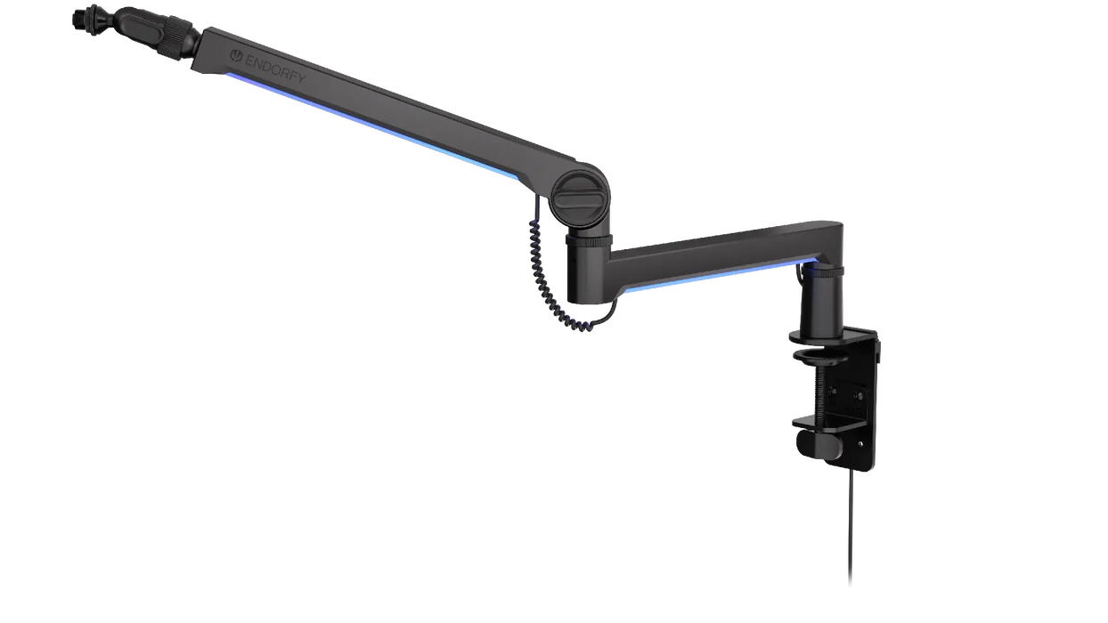 Стойка за микрофон ENDORFY Broadcast Low Profile RGB Boom Arm