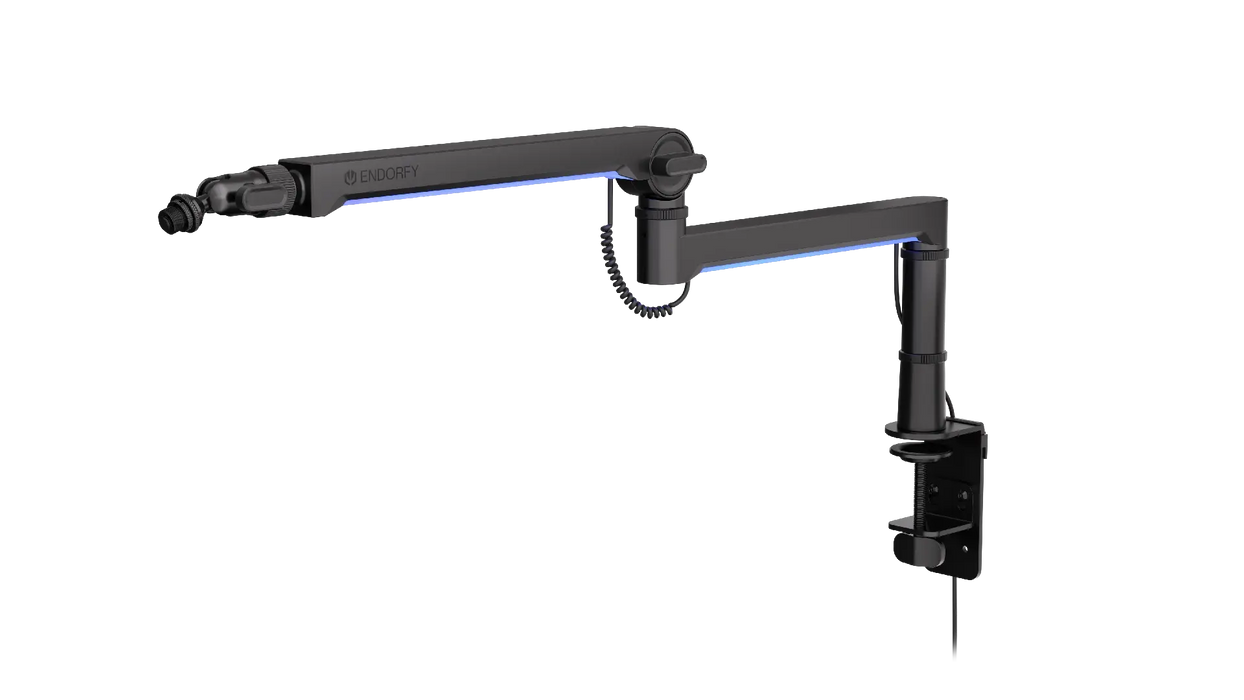 Стойка за микрофон ENDORFY Broadcast Low Profile RGB Boom Arm