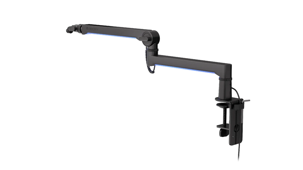 Стойка за микрофон ENDORFY Broadcast Low Profile RGB Boom Arm
