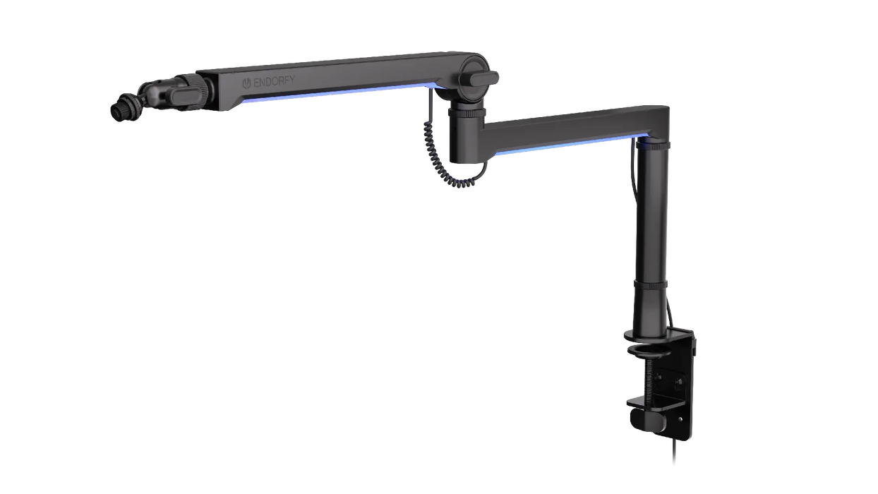Стойка за микрофон ENDORFY Broadcast Low Profile RGB Boom Arm