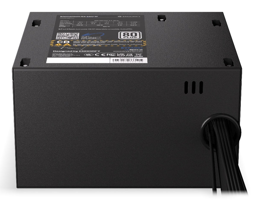 ENDORFY Elementum E5 450W захранване 24-пинов ATX ATX Черен