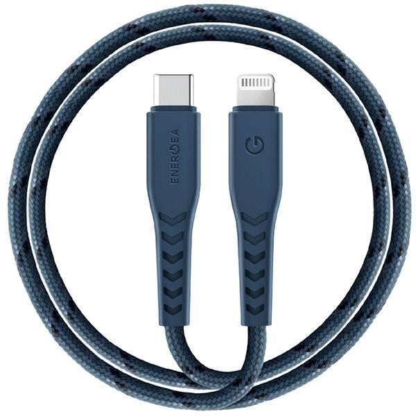 ENERGEA кабел Nyloflex USB-C - LightningC94 MFI 1,5 м, син