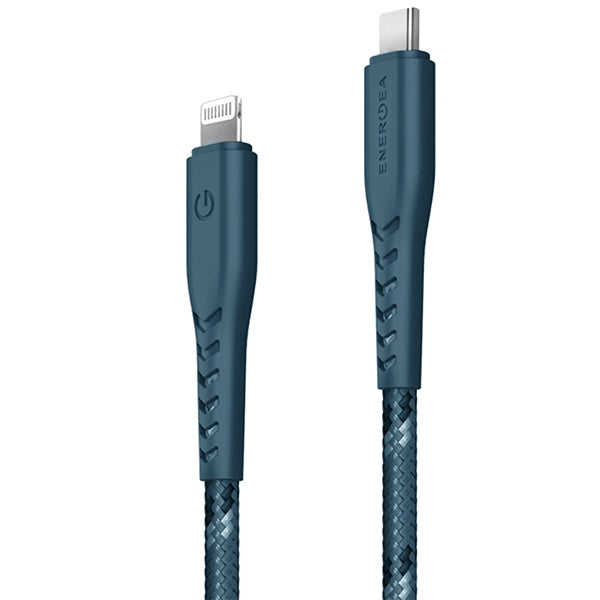 ENERGEA кабел Nyloflex USB-C - LightningC94 MFI 1,5 м, син