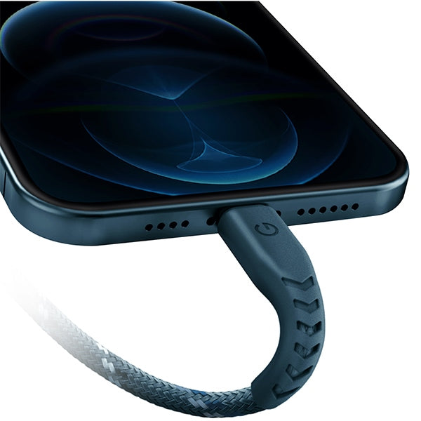 ENERGEA кабел Nyloflex USB-C - LightningC94 MFI 1,5 м, син