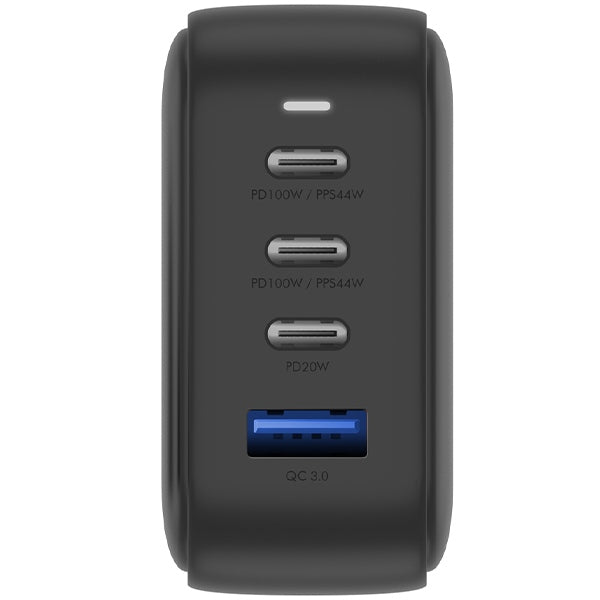 Зарядно ENERGEA 3.0 Travelite, черно, US+EU