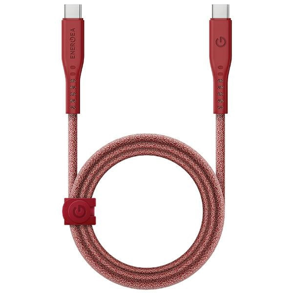 Кабел ENERGEA Flow 0.5m 5A PD Fast Charge, червен