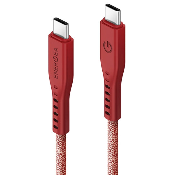 Кабел ENERGEA Flow 0.5m 5A PD Fast Charge, червен