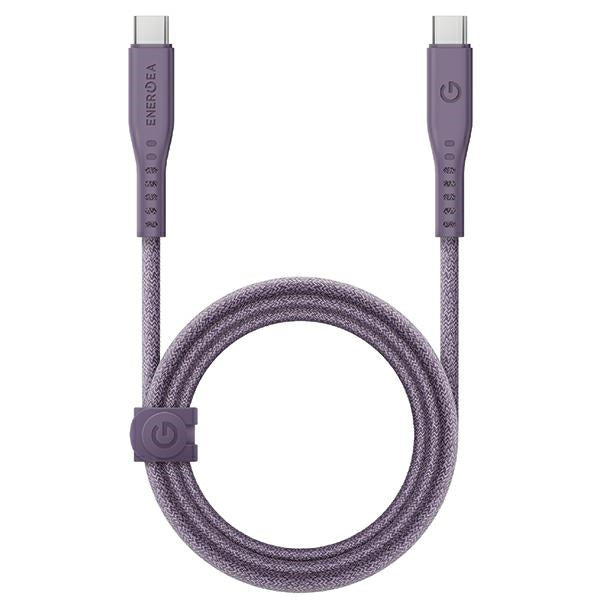 ENERGEA кабел Flow 0,5m, лилав, 5A PD Fast Charge