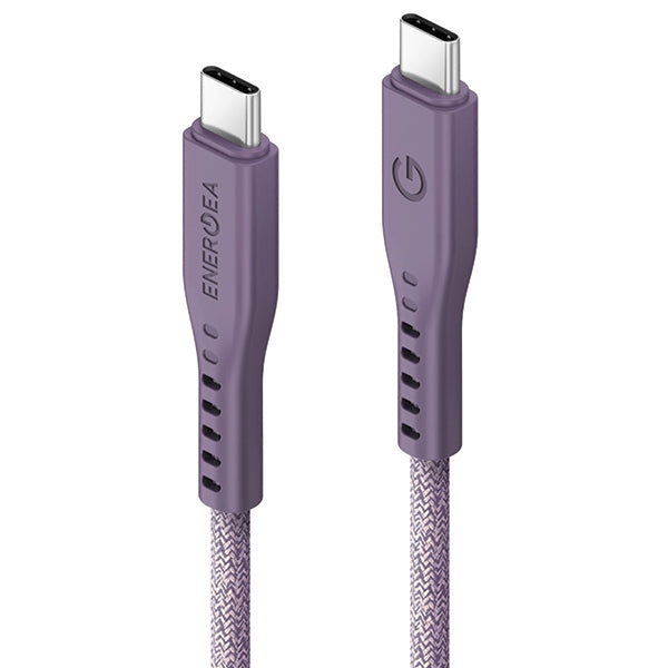 ENERGEA кабел Flow 0,5m, лилав, 5A PD Fast Charge