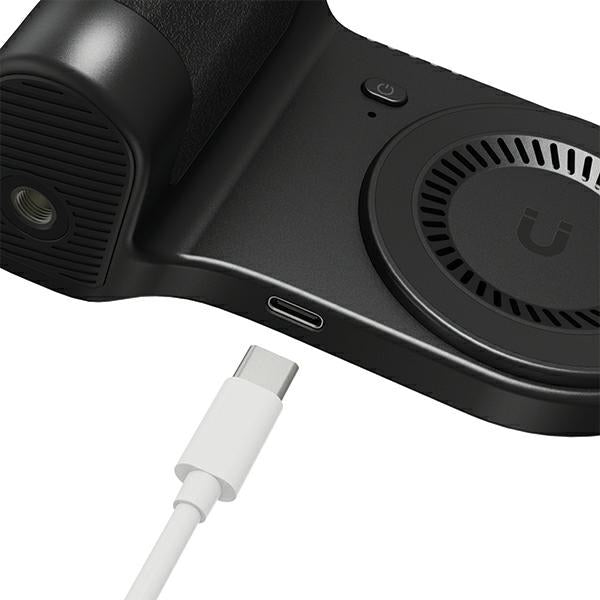 Energea Magear Magcam Grip държач за снимки с вградена powerbank, черен, MagSafe