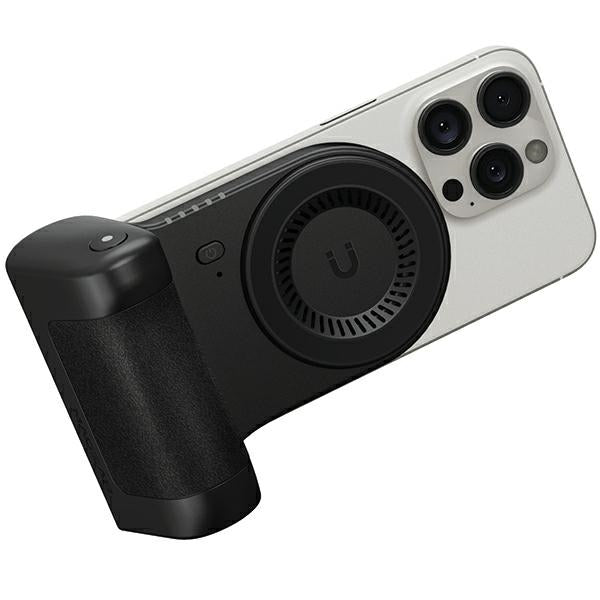 Energea Magear Magcam Grip държач за снимки с вградена powerbank, черен, MagSafe