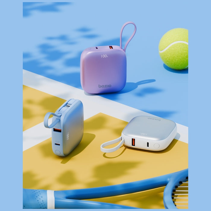 Powerbank ENERGEA 4в1 Bazic Fusion с USB-C/Lightning, черен
