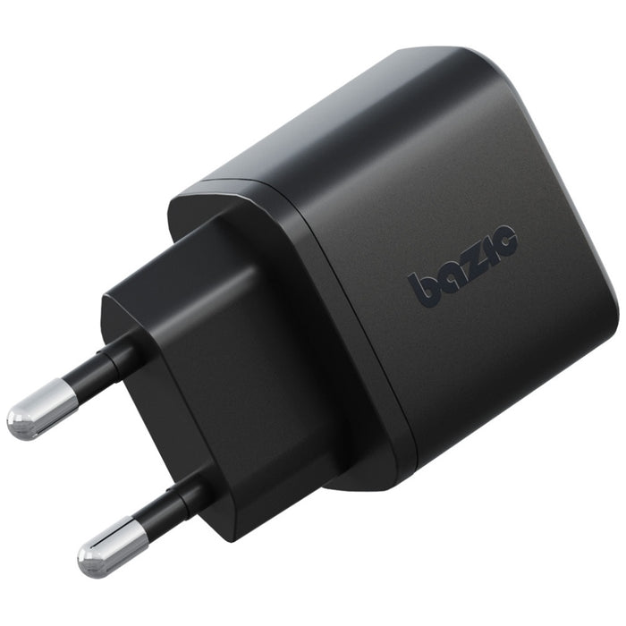 Зарядно Bazic Goport Velox Kit 1xUSB-C 1xUSB-A GaN 35W с плетен кабел, черно