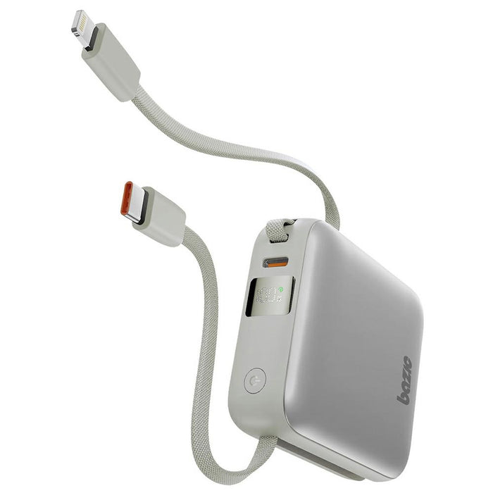 Powerbank ENERGEA 3w1 Bazic Fusion Mini с кабел USB-C/Lightning, сив