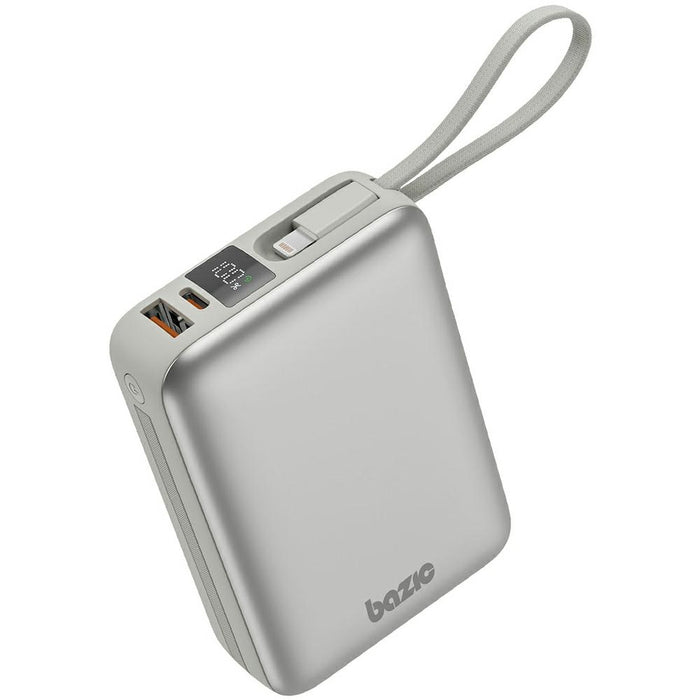Powerbank ENERGEA 4в1 Bazic Fusion Mini с кабел USB-C/Lightning, сив