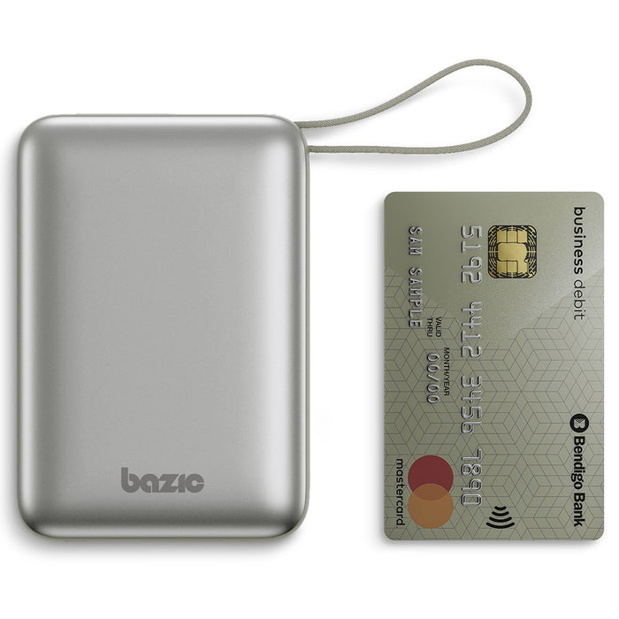 Powerbank ENERGEA 4в1 Bazic Fusion Mini с кабел USB-C/Lightning, сив