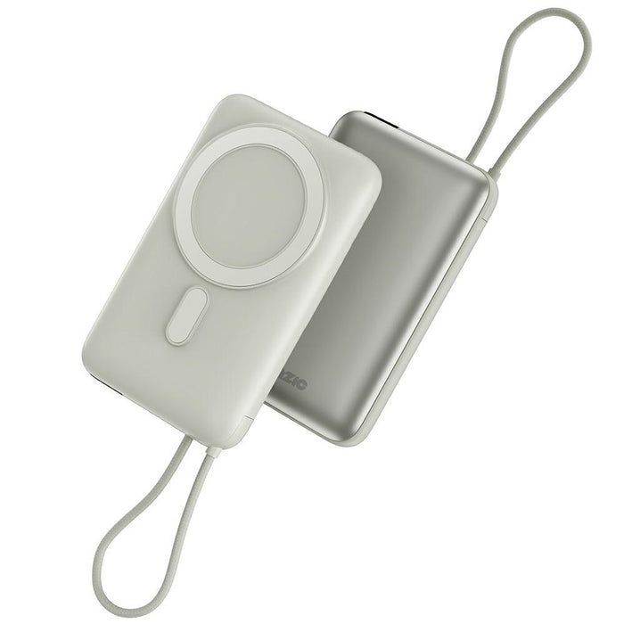 Powerbank ENERGEA Bazic Fusion Mag MagSafe кабел, сив