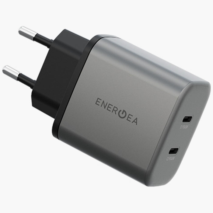 Зарядно Energea Ampcharge PD/PPS/QC3.0 45W, сиво