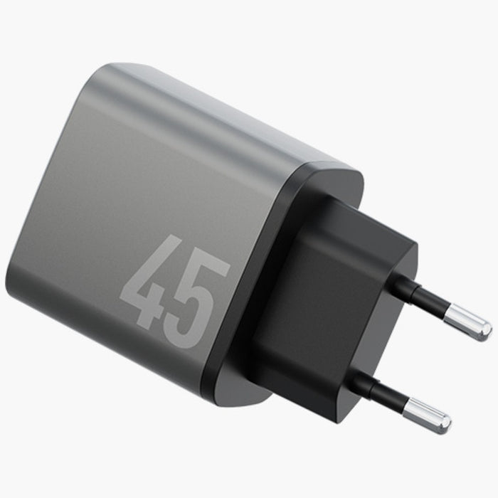 Зарядно Energea Ampcharge PD/PPS/QC3.0 45W, сиво