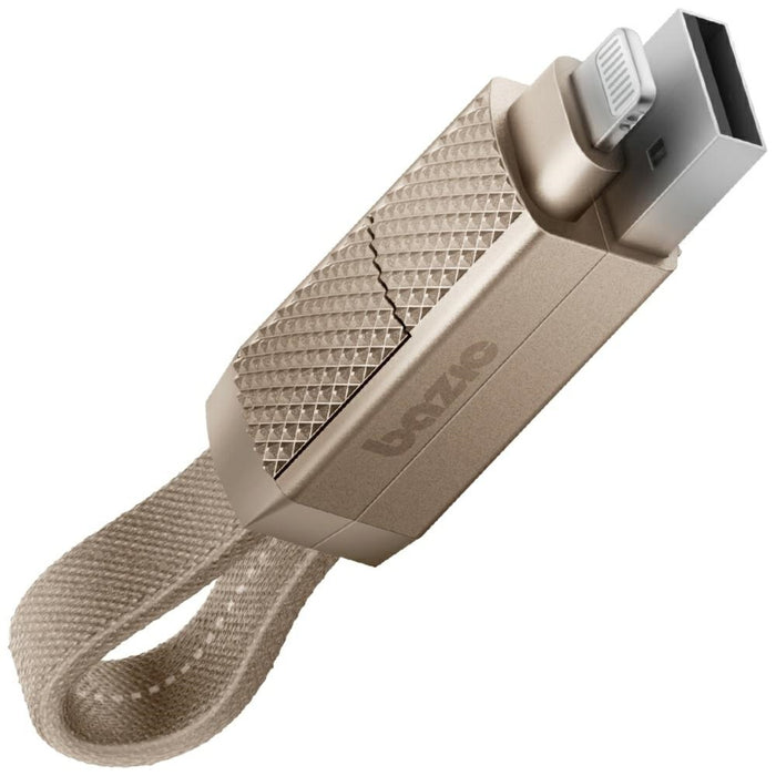 Кабел ENERGEA Bazic GoCharge Alucable 4в1 (USB-C/Lightning) 60W 3A PD Fast Charge, златен
