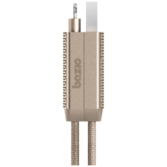 Кабел ENERGEA Bazic GoCharge Alucable 4в1 (USB-C/Lightning) 60W 3A PD Fast Charge, златен